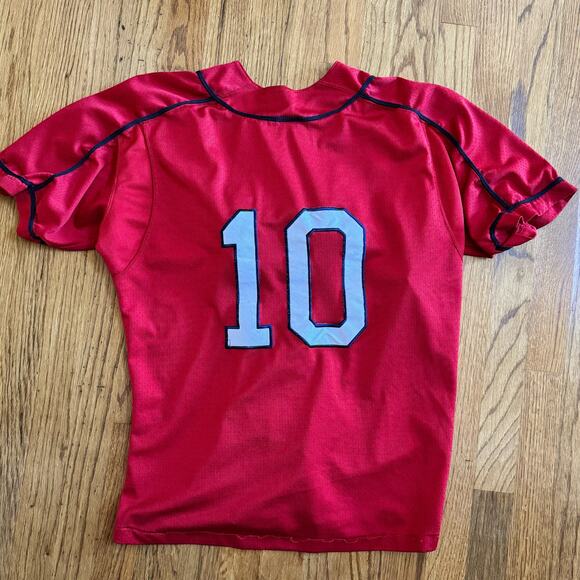 Piratas Jersey Men's 40 Beisport Brand Made in Mexico Red 10 on Back - Picture 3 of 9